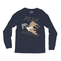 Deer Wrasslin' Long Sleeve Shirts | Artistshot