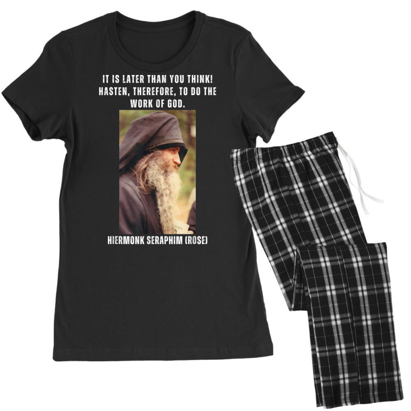 Seraphim Rose Eastern Orthodox Christian T Shirt Women's Pajamas Set | Artistshot