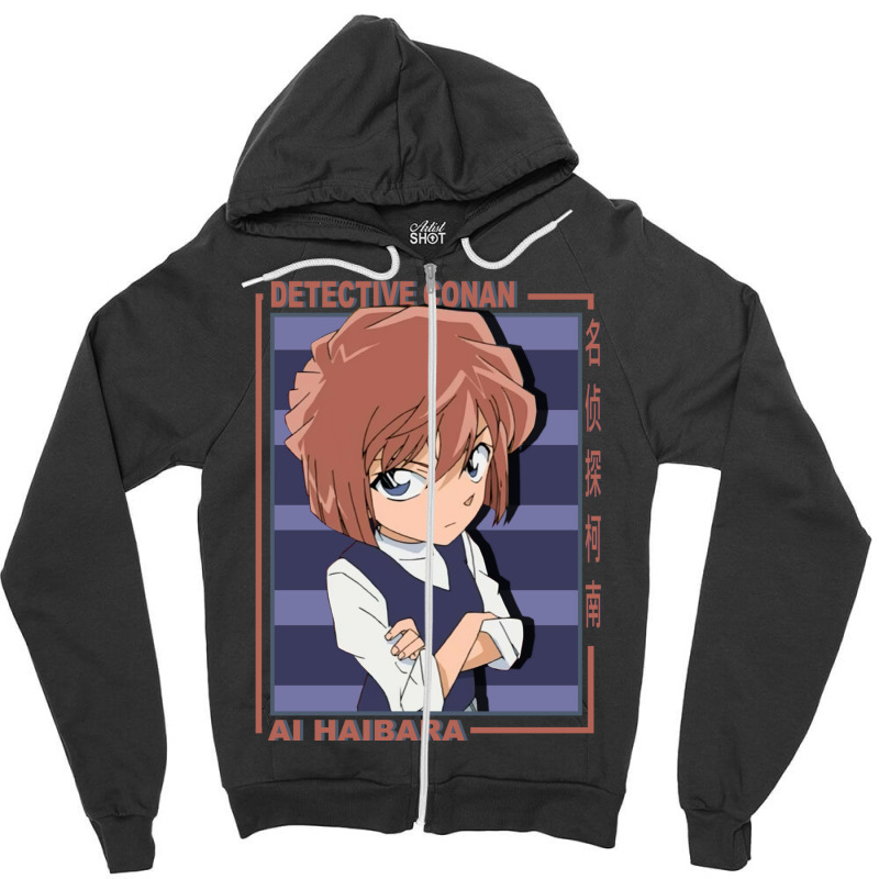 Ai Haibara Detective Conan Zipper Hoodie by etheletolibq | Artistshot