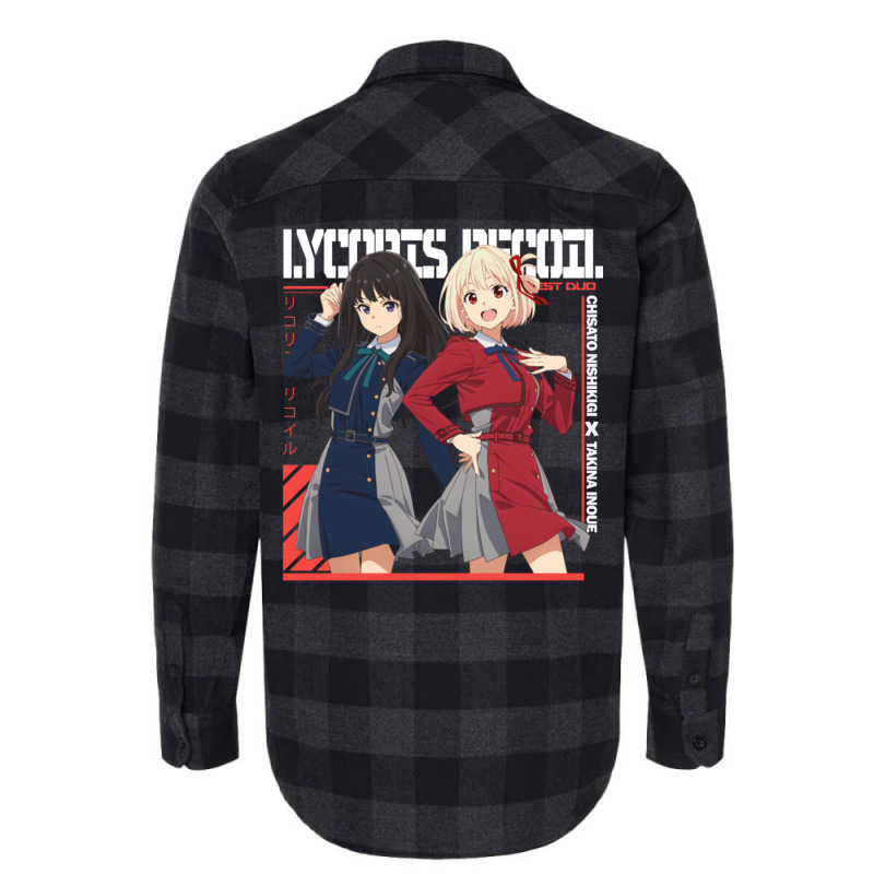 Lycoris Recoil Flannel Shirt by fufolyhtyl | Artistshot