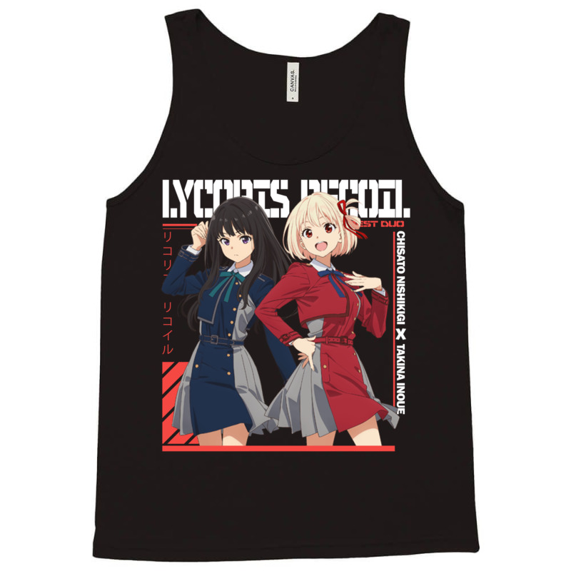 Lycoris Recoil Tank Top by fufolyhtyl | Artistshot