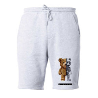 Robotic Teddy Bears Fleece Short | Artistshot