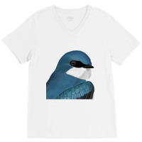 Sumpfschwalbe Vogel Zeichnung Geschenk Frauen Mädchen Männer Kinder V-neck Tee | Artistshot