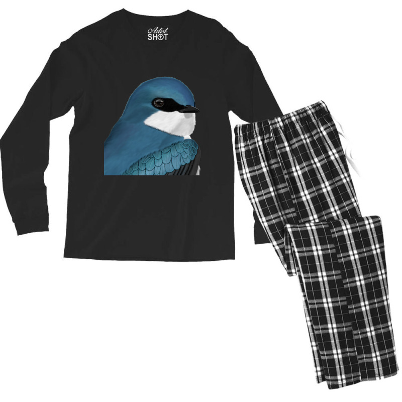 Sumpfschwalbe Vogel Zeichnung Geschenk Frauen Mädchen Männer Kinder Men's Long Sleeve Pajama Set by TERRYPOWELL | Artistshot