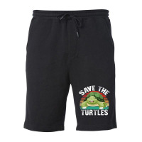 Save The Turtles Shirt Fleece Short | Artistshot