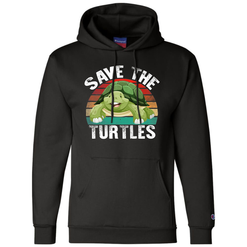 Save The Turtles Shirt Champion Hoodie | Artistshot