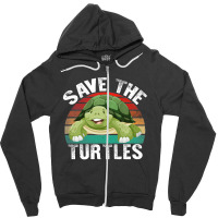 Save The Turtles Shirt Zipper Hoodie | Artistshot