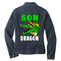 Son Dragon Lover T Shirt Ladies Denim Jacket | Artistshot