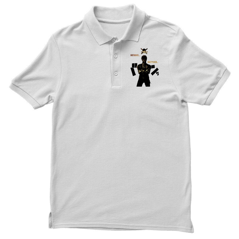 Roronoa Zoro Nothing Happened   One Piece Men's Polo Shirt | Artistshot