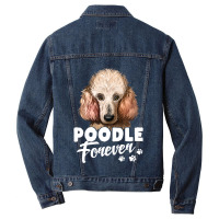 Poodle Lover Dog 365 Poodle Forever Cute Dog Lover 296 Poodles Men Denim Jacket | Artistshot