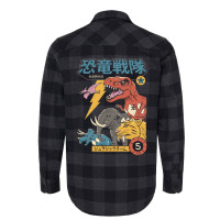 Dino Sentai Flannel Shirt | Artistshot