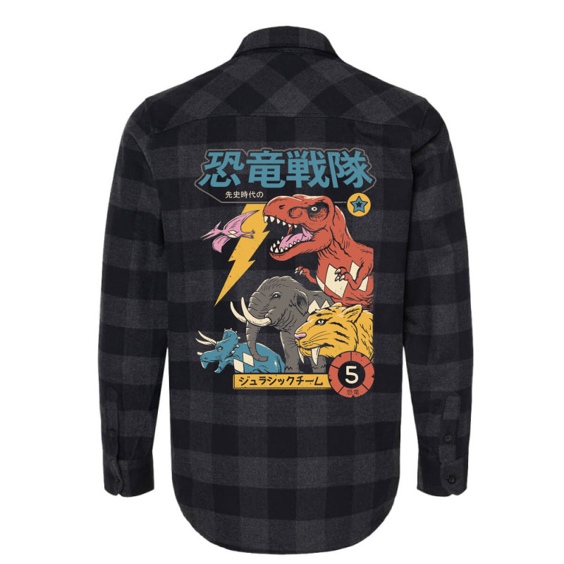 Dino Sentai Flannel Shirt by livinostuffs6 | Artistshot