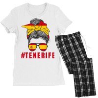 Tenerife Spanish Lady Spain Flag T Shirt Women's Pajamas Set | Artistshot