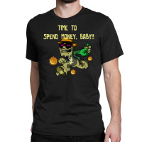 Vintage Design Illustration - Time To Spend Money Classic T-shirt | Artistshot