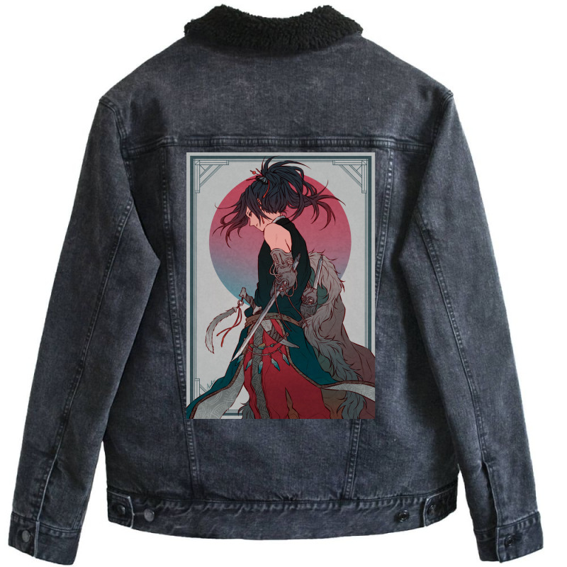 Dororo   10 Unisex Sherpa-Lined Denim Jacket by livinostuffs6 | Artistshot