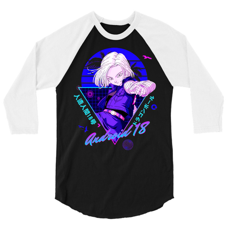 Android 18 3/4 Sleeve Shirt by etheletolibq | Artistshot