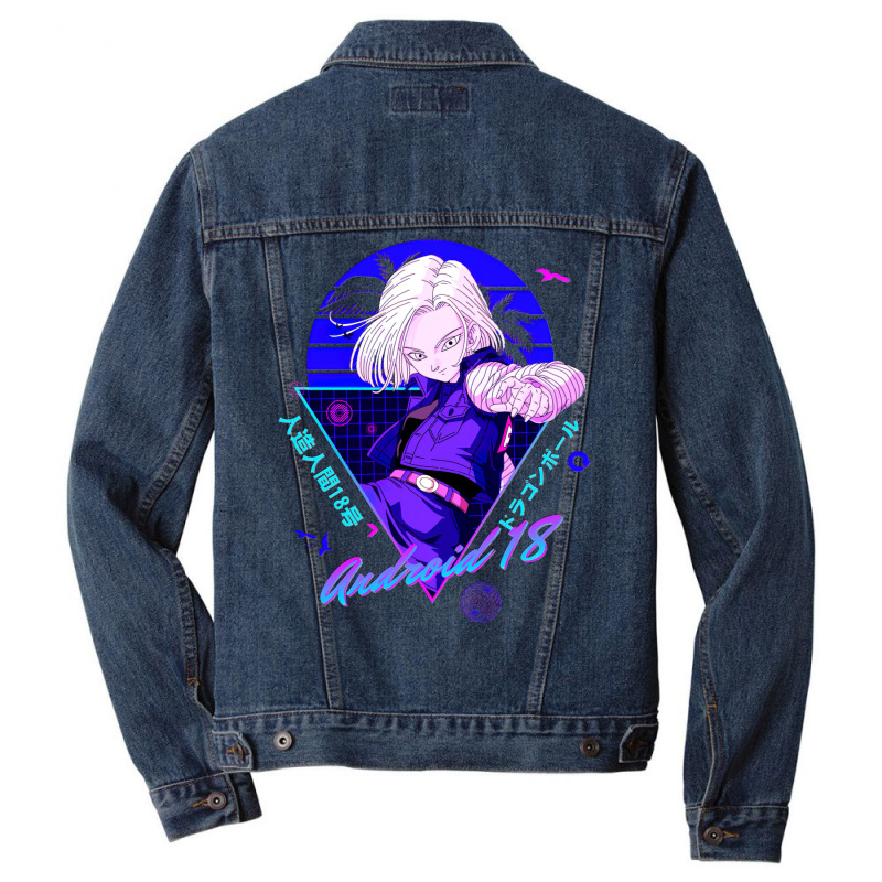 Android 18 Men Denim Jacket by etheletolibq | Artistshot