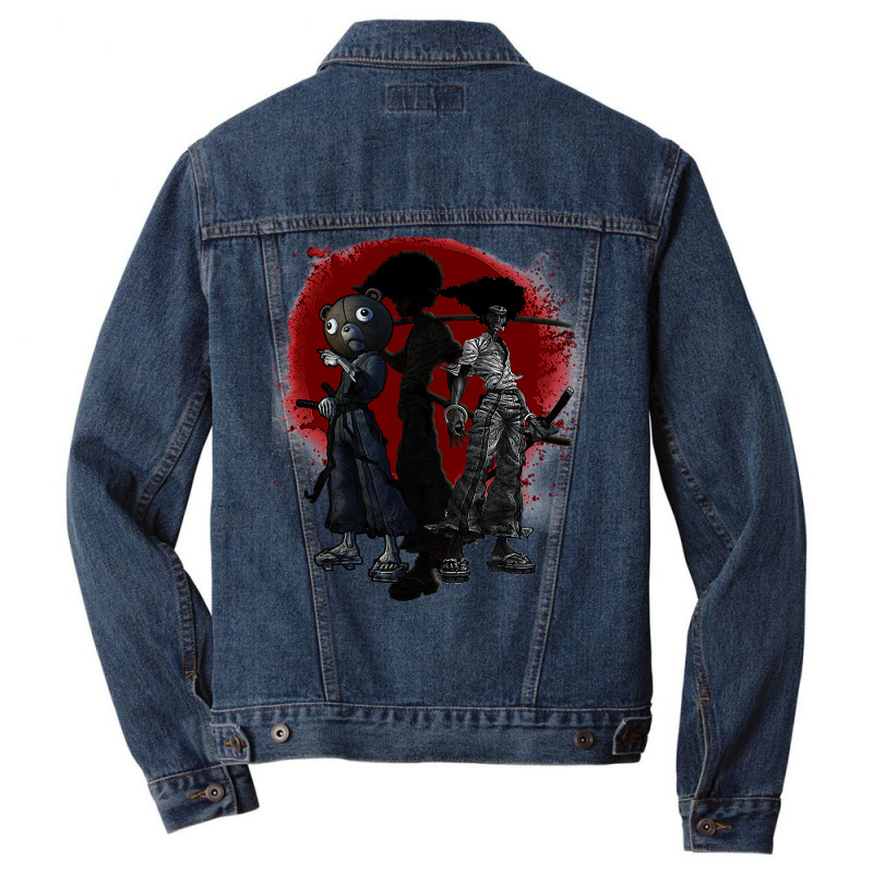 Anime Afro Samurai Essential Men Denim Jacket by etheletolibq | Artistshot