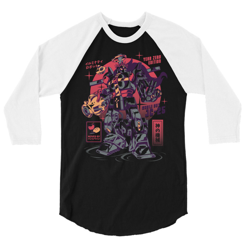 Mecha Jc 3/4 Sleeve Shirt by fufolyhtyl | Artistshot