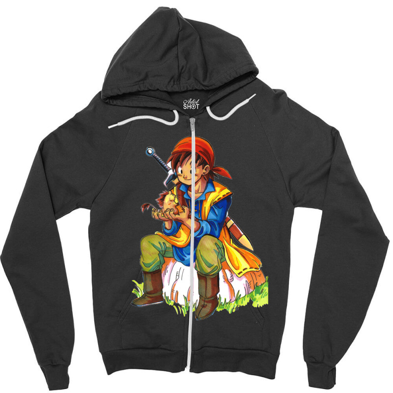 Dragon Quest 8 Zipper Hoodie by livinostuffs6 | Artistshot