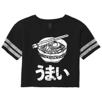 Japanese Language Umai Delicious Ramen Nihongo Otaku Fan Scorecard Crop Tee | Artistshot