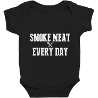 Funny Bbq Smoker Accessory Pitmaster Dad Grilling Gift Men Baby Bodysuit | Artistshot