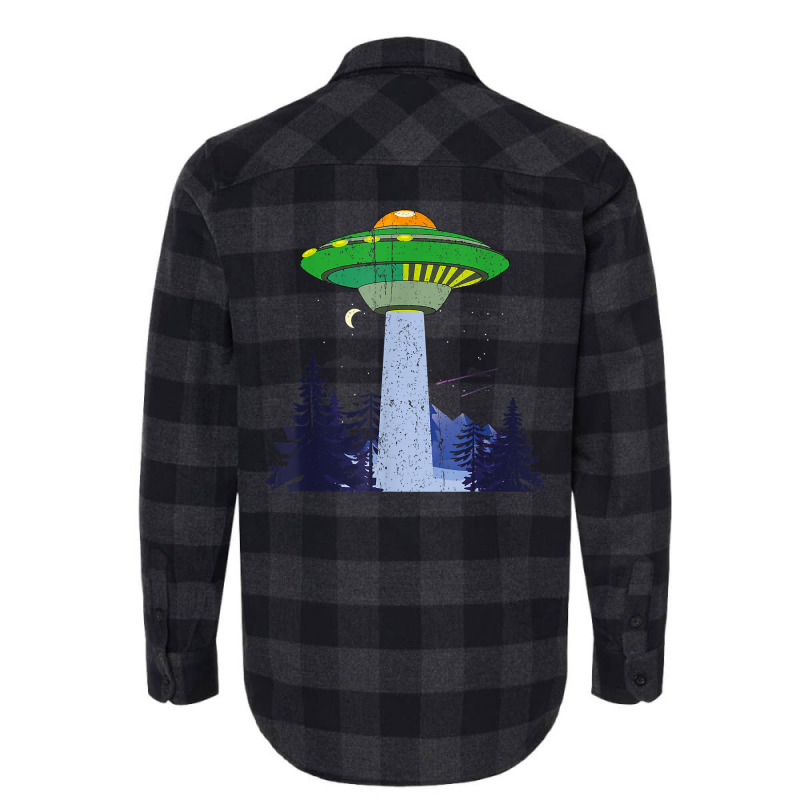 Unidentified Flying Object Alien Ufo Abduction Sci Fi Ufo T Shirt Flannel Shirt | Artistshot