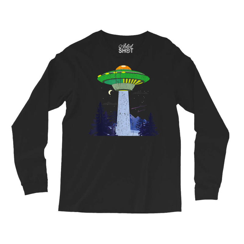 Unidentified Flying Object Alien Ufo Abduction Sci Fi Ufo T Shirt Long Sleeve Shirts | Artistshot