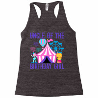 Uncle Of The Birthday For Girl Ringmaster Circus Carnival T Shirt Racerback Tank | Artistshot