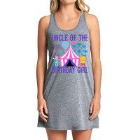 Uncle Of The Birthday For Girl Ringmaster Circus Carnival T Shirt Tank Dress | Artistshot