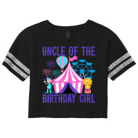 Uncle Of The Birthday For Girl Ringmaster Circus Carnival T Shirt Scorecard Crop Tee | Artistshot