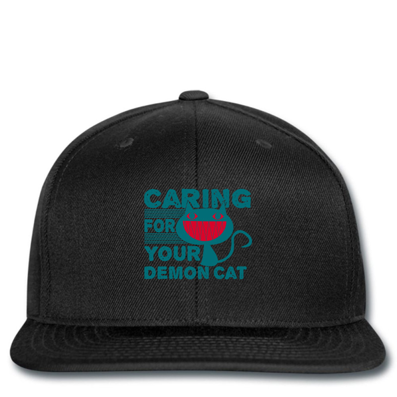 Caring For Your Demon Cat Cat Lightning Printed hat by CAMMIGRAHAM | Artistshot