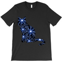 Cat Lightning T-shirt | Artistshot