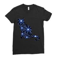 Cat Lightning Ladies Fitted T-shirt | Artistshot