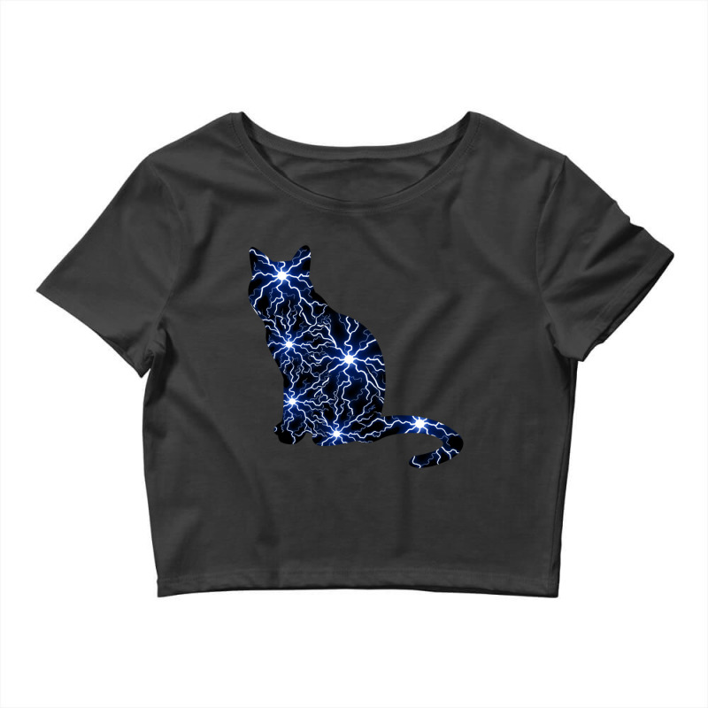 Cat Lightning Crop Top by CAMMIGRAHAM | Artistshot