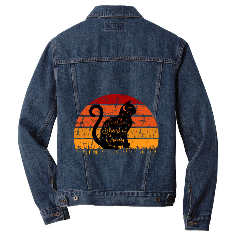 Cat Lightning (1) Men Denim Jacket by CAMMIGRAHAM | Artistshot