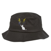 Cat Lightning (2) Bucket Hat | Artistshot