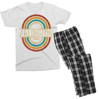 Vintage Retro Arlington Texas Tx Women Men Souvenirs T Shirt Men's T-shirt Pajama Set | Artistshot