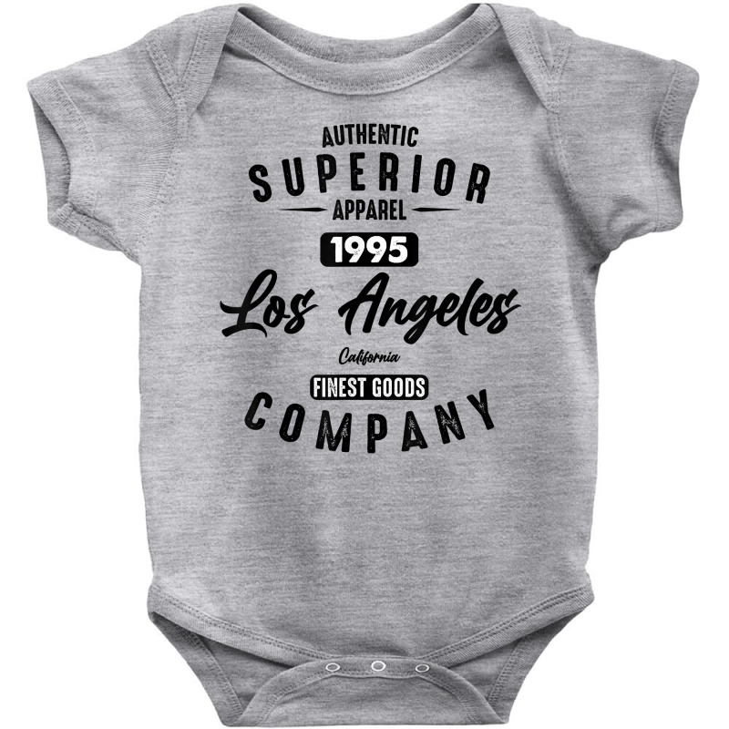 Los Angeles California Republic 1995 Vintage Birthday T Shirt Baby Bodysuit by barrydygertkkx | Artistshot