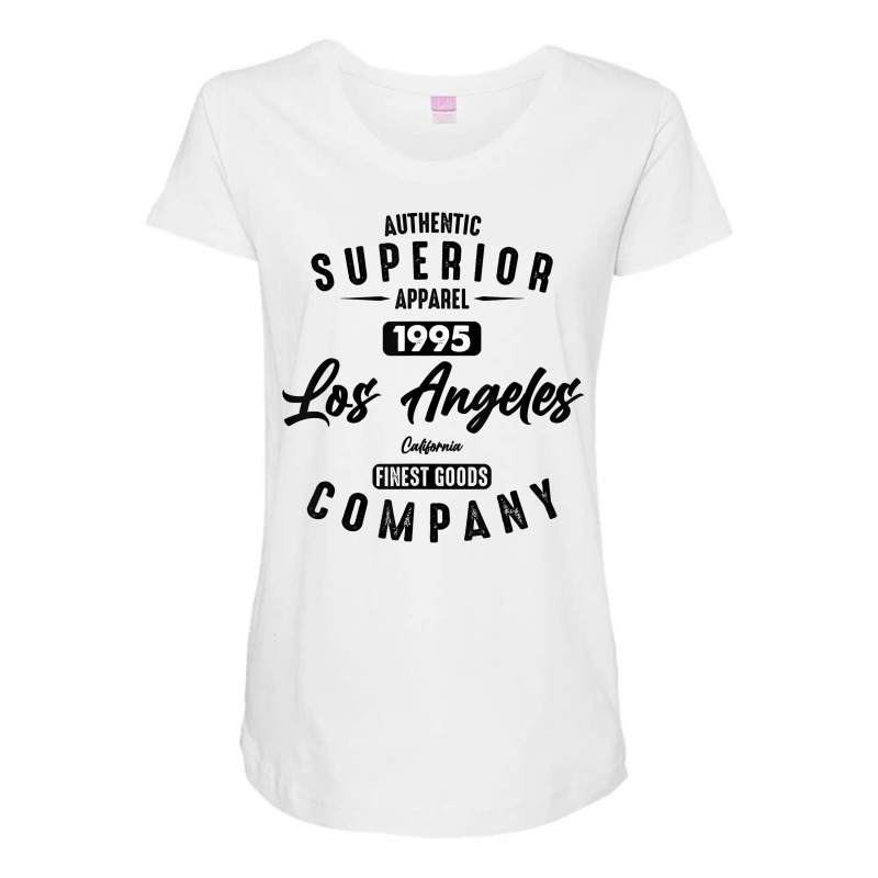 Los Angeles California Republic 1995 Vintage Birthday T Shirt Maternity Scoop Neck T-shirt by barrydygertkkx | Artistshot