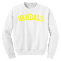 Vandals Arch Athletic College University Alumni Style T Shirt Youth Sweatshirt | Artistshot