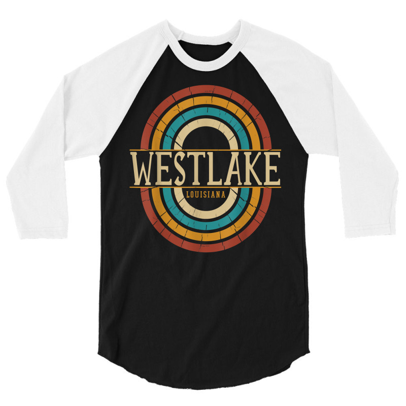 Vintage Retro Westlake Louisiana La Women Men Souvenirs T Shirt 3/4 Sleeve Shirt by hyong5i4 | Artistshot