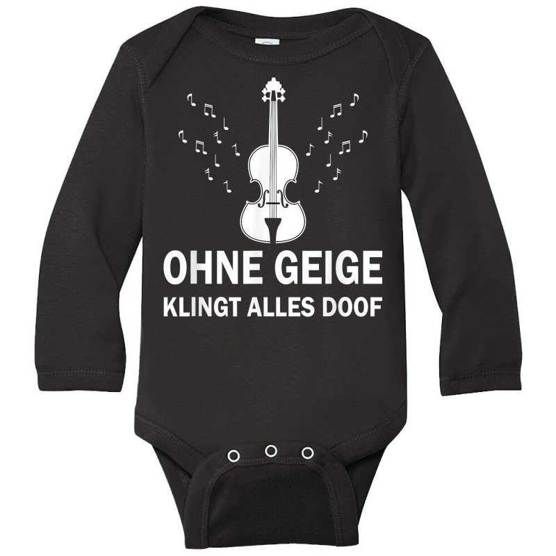 Violin Violin String Instrument T Shirt Long Sleeve Baby Bodysuit | Artistshot