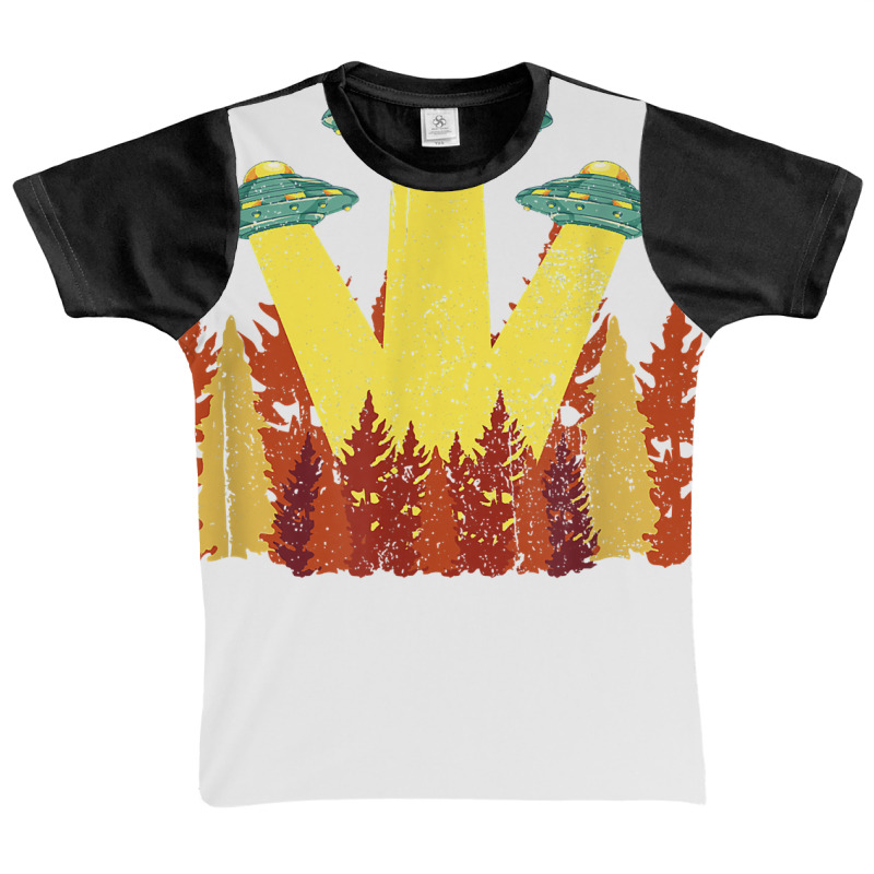 Unidentified Flying Object Alien Abduction Nature Trees Ufo T Shirt Graphic Youth T-shirt | Artistshot