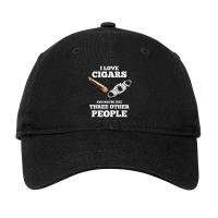 Funny Cigar Accessories Gift Set Cigar Lover Smokers Party Adjustable Cap | Artistshot