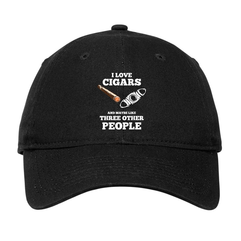 Funny Cigar Accessories Gift Set Cigar Lover Smokers Party Adjustable Cap | Artistshot