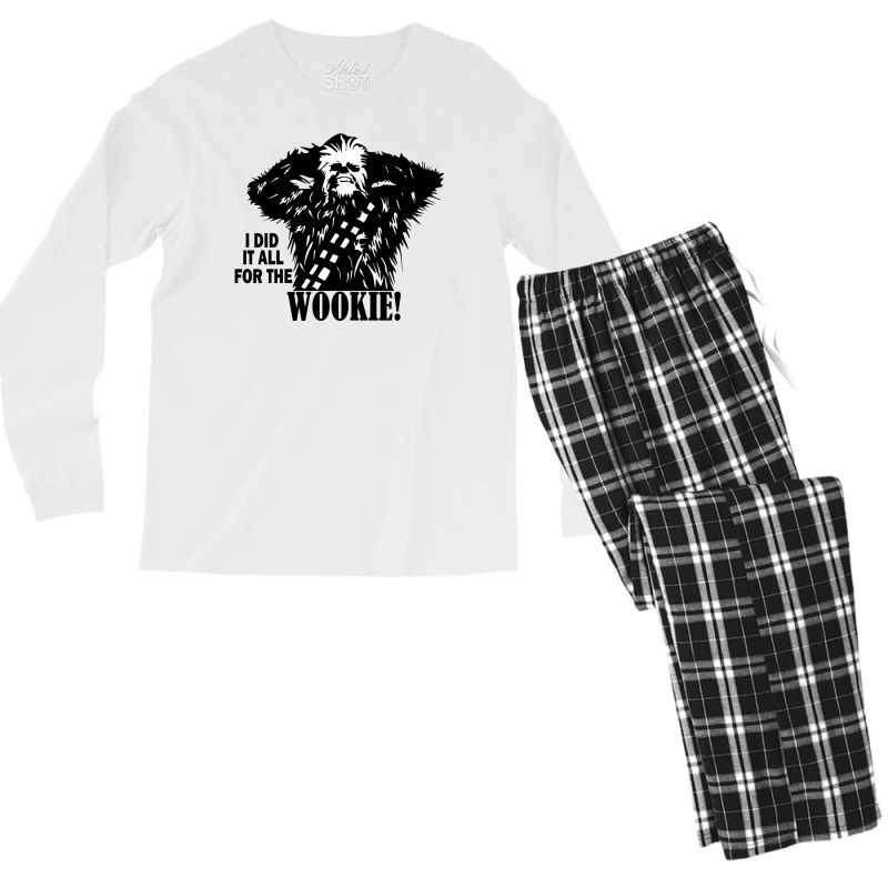 I Did It All For The Wookyie Men's Long Sleeve Pajama Set | Artistshot