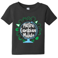 Limited Edition Earth Day Spanish Teacher Maestra Espanol Saying Baby Tee | Artistshot