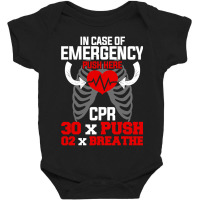 Funny Cpr Instructor First Aid For Nurses Cpr Instructor Baby Bodysuit | Artistshot