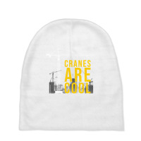 Funny Crane Operator Gift Construction Tower Crane Kids Boys Baby Beanies | Artistshot